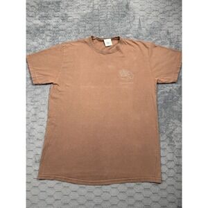 Vintage Santa Monica Airlines Shirt Mens Large Brown 1989 Summer Tour Skate 80s‎